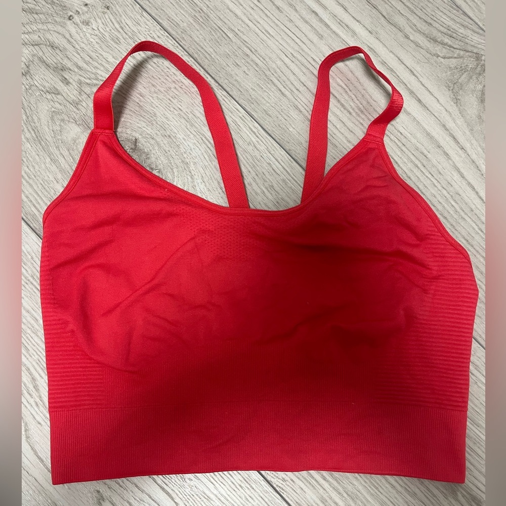 Adidas size small pink sports bra